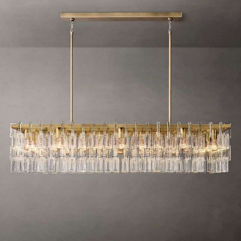 Marignan Rectangular Chandelier 72"