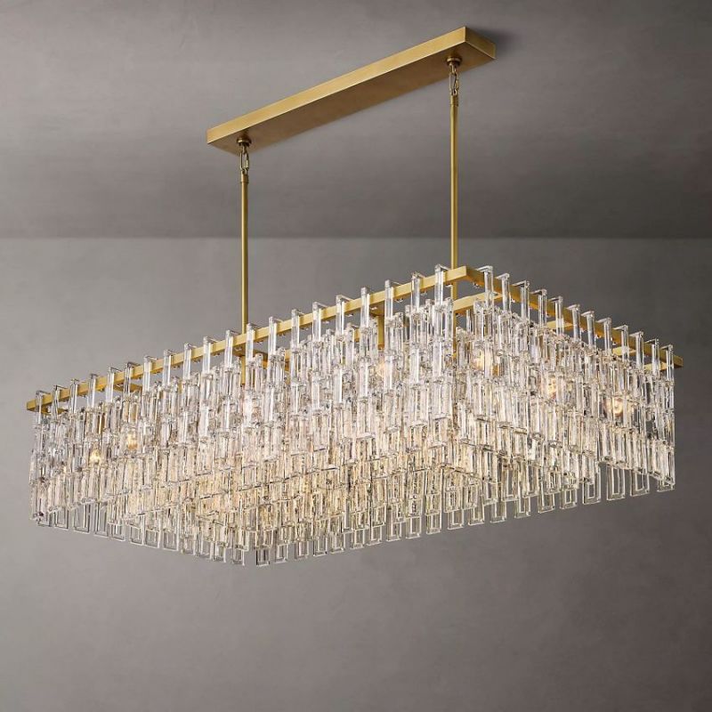 Marignan Rectangular Chandelier 72"