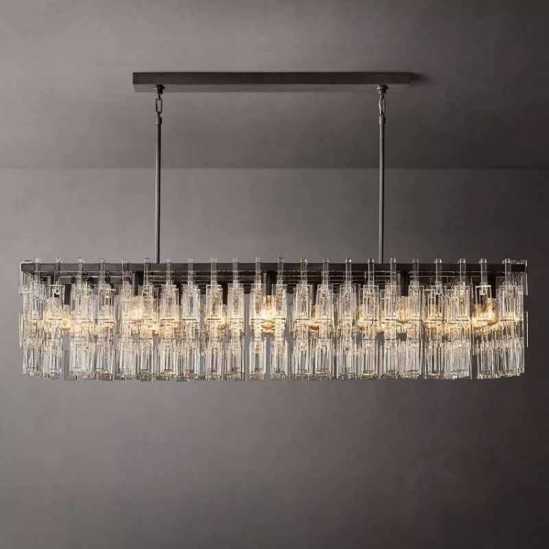 Marignan Rectangular Chandelier 72"