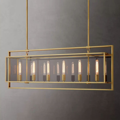 Beckman Vintage Rectangle Chandelier