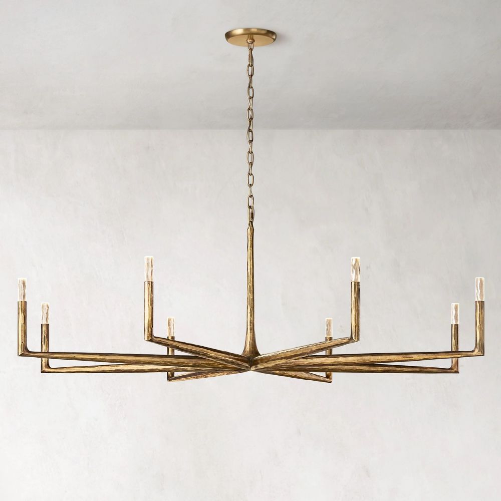Thaddeus Forged Round Chandelier