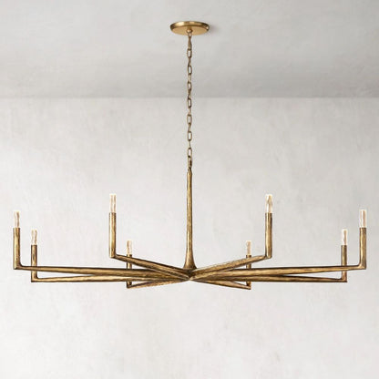 Thaddeus Forged Round Chandelier