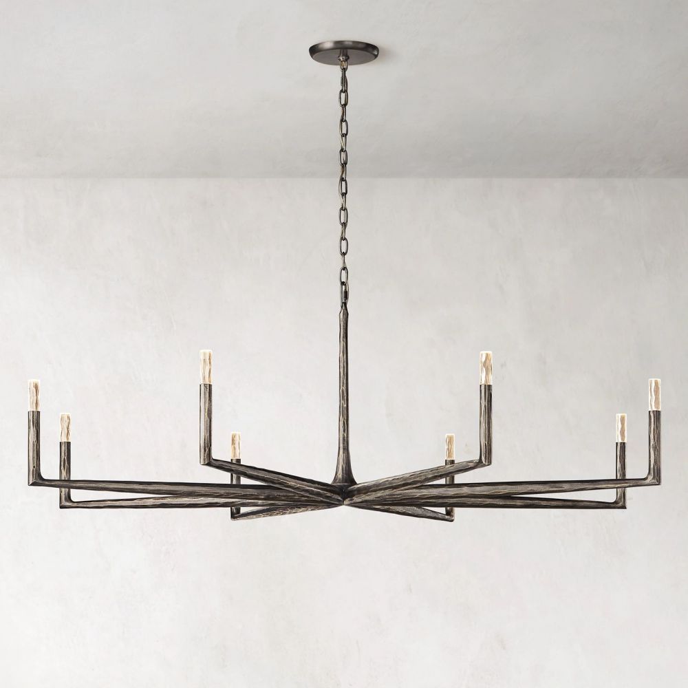 Thaddeus Forged Round Chandelier