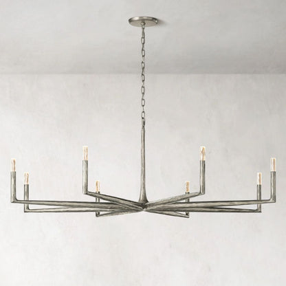 Thaddeus Forged Round Chandelier