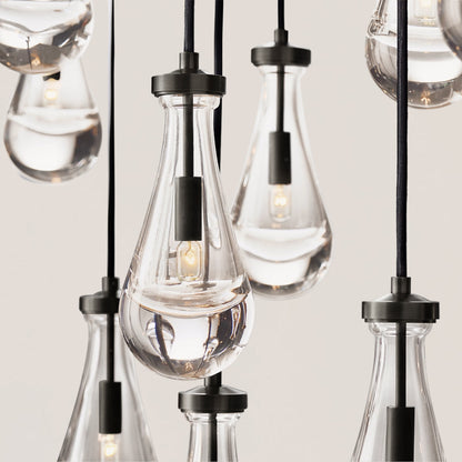 Rain Linear Modern Dining Room Chandelier Light