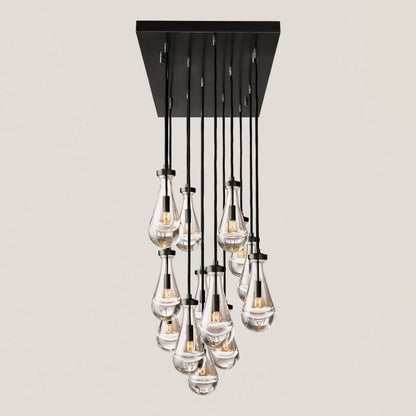 Rain Linear Modern Dining Room Chandelier Light