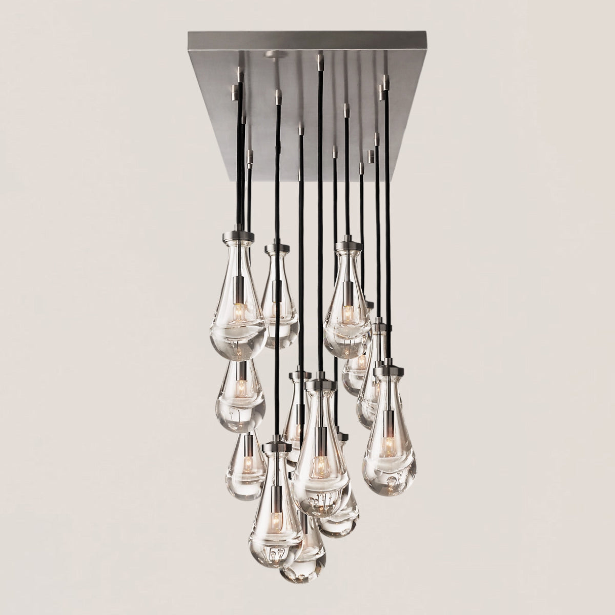 Rain Linear Modern Dining Room Chandelier Light