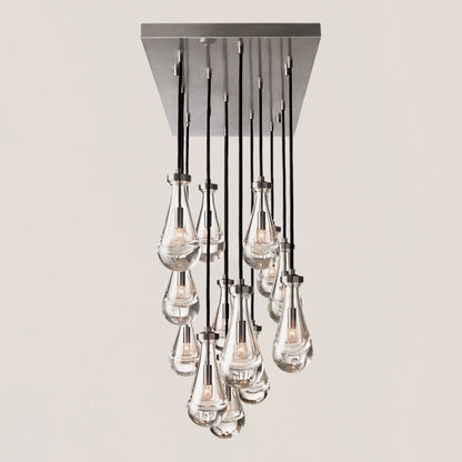 Rain Linear Modern Dining Room Chandelier Light