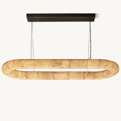 Rivage Lisse Oval Chandelier 57"