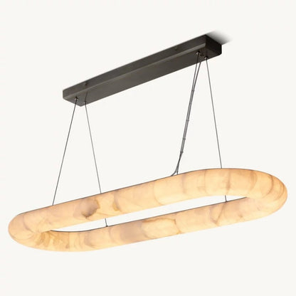 Rivage Lisse Oval Chandelier 57"