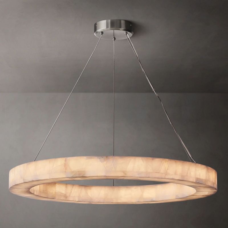 Rivage Calcite Round Chandelier