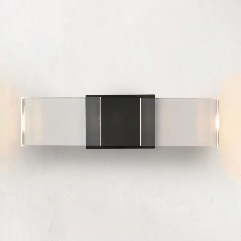 Serra Crystal Linear Sconce