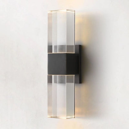 Serra Crystal Linear Sconce
