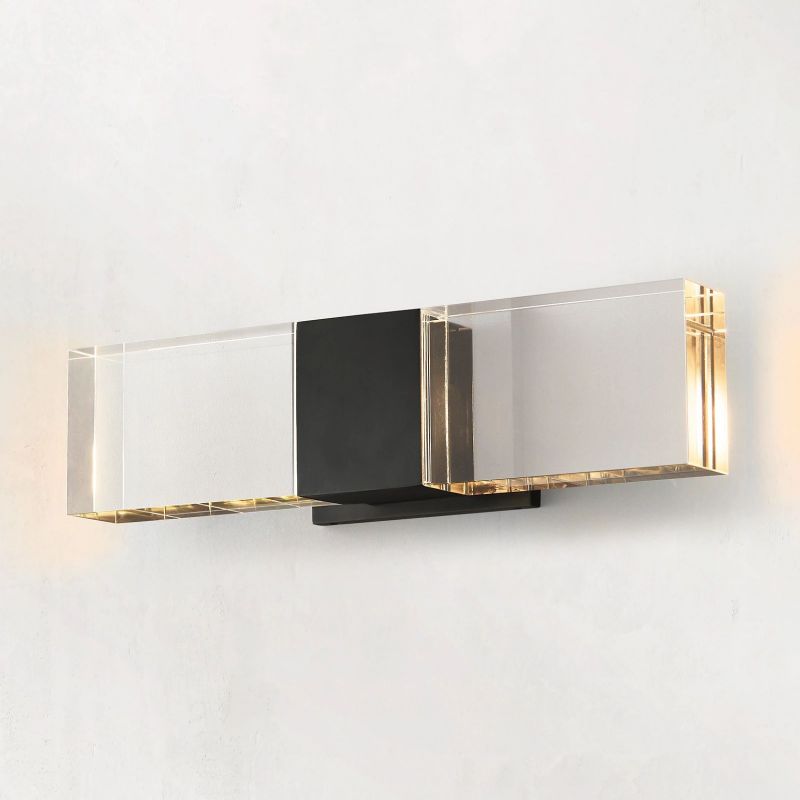 Serra Crystal Linear Sconce