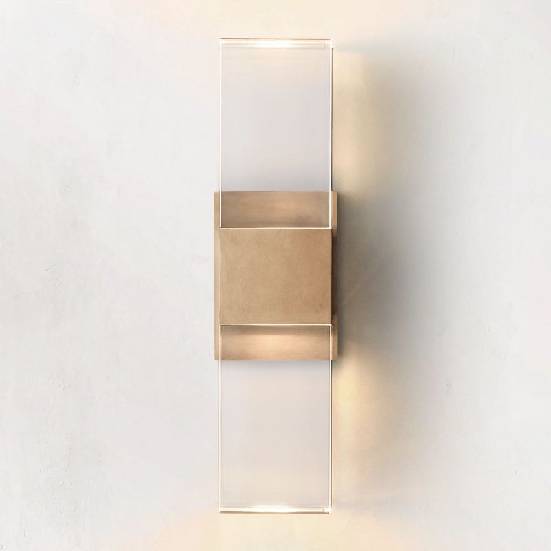 Serra Crystal Linear Sconce