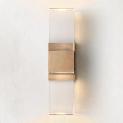 Serra Crystal Linear Sconce