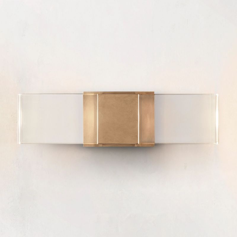 Serra Crystal Linear Sconce