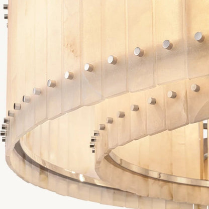 San Marco Alabaster Round Chandelier 60"