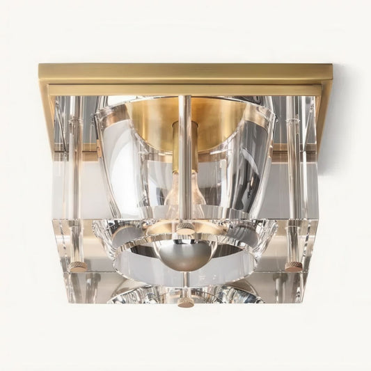 Savile Square Crystal Flushmount
