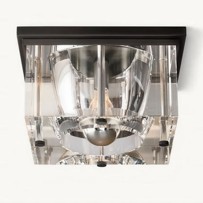 Savile Square Crystal Flushmount