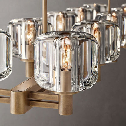 Demaret Double Linear Chandelier 54"