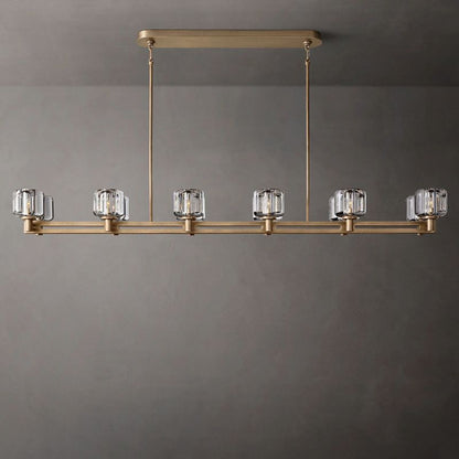 Demaret Double Linear Chandelier 72"