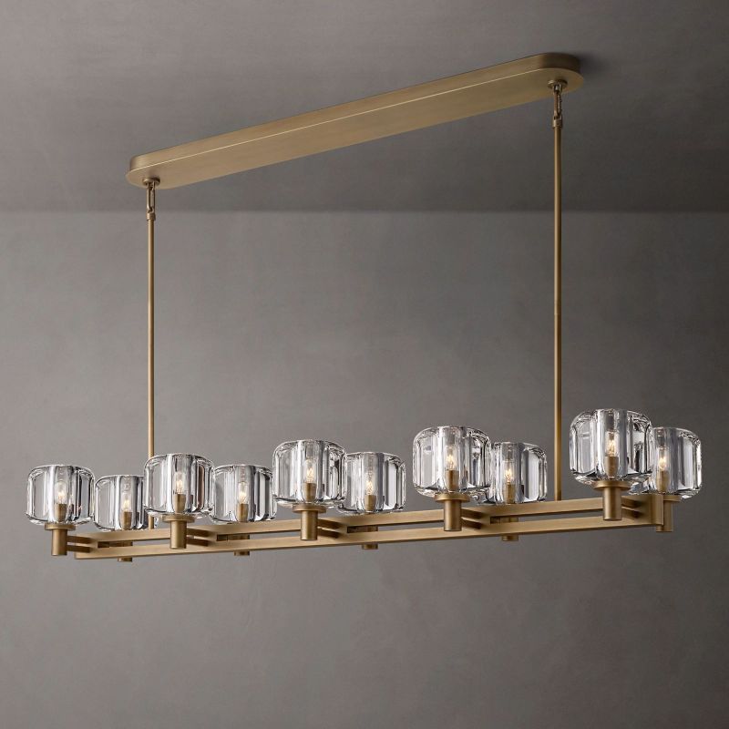 Demaret Double Linear Chandelier 54"
