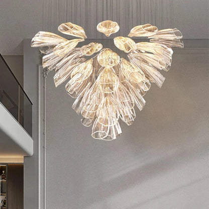 Luxury Glass Lotus Chandelier
