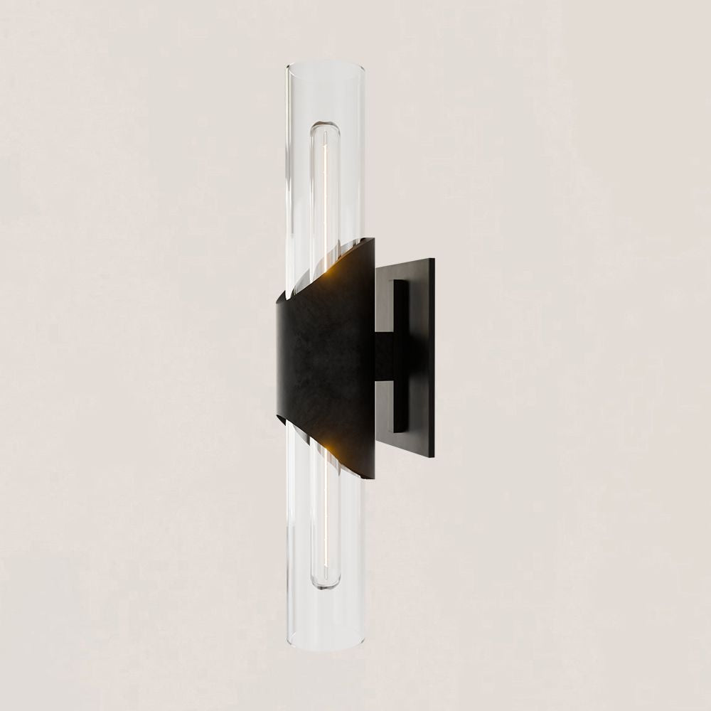 Modern Minimalist Glass Tube Wall Sconce