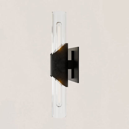 Modern Minimalist Glass Tube Wall Sconce