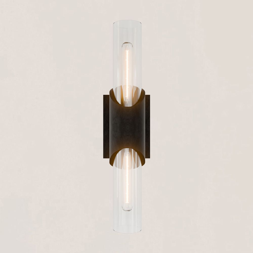 Modern Minimalist Glass Tube Wall Sconce