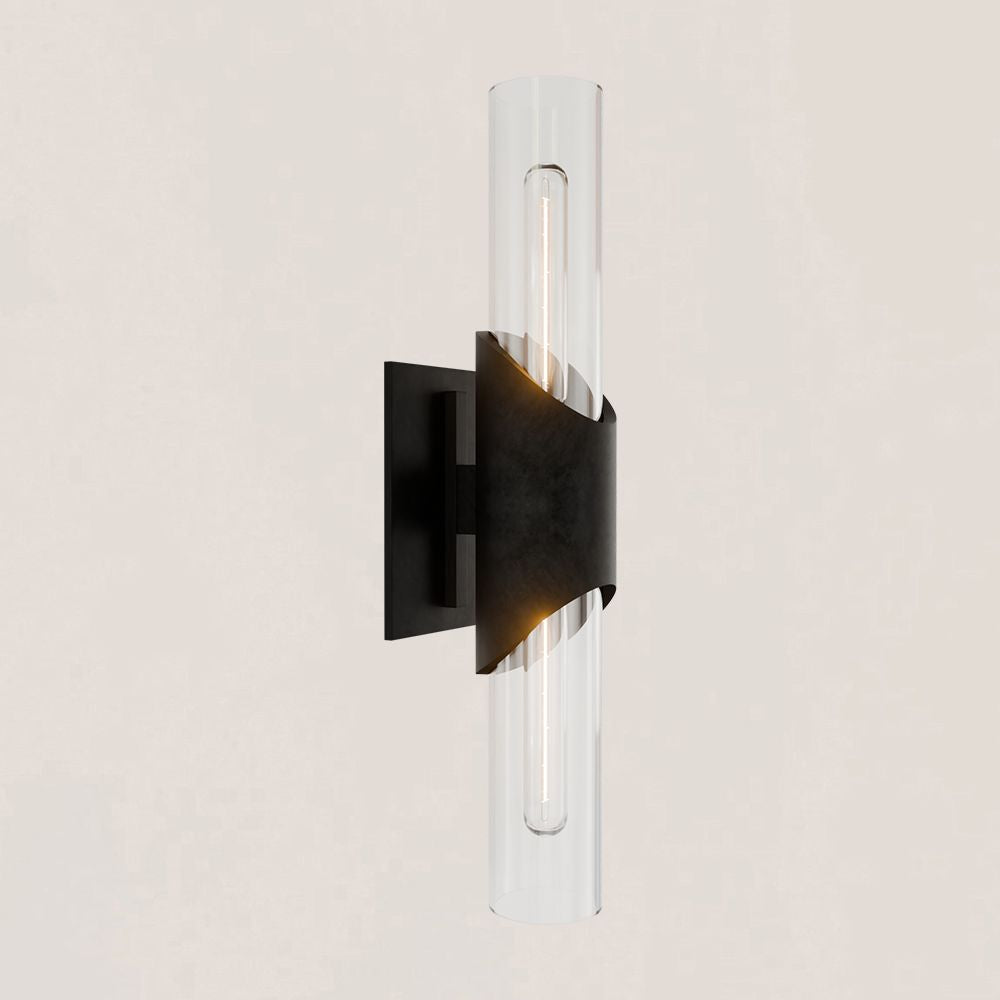 Modern Minimalist Glass Tube Wall Sconce