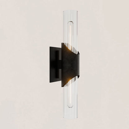 Modern Minimalist Glass Tube Wall Sconce