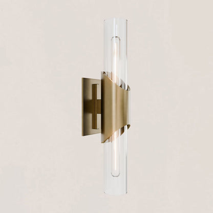 Modern Minimalist Glass Tube Wall Sconce
