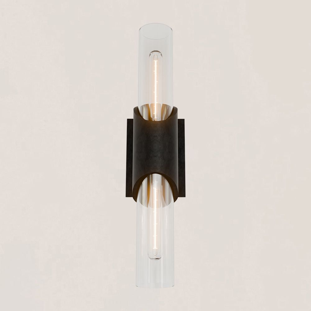 Modern Minimalist Glass Tube Wall Sconce