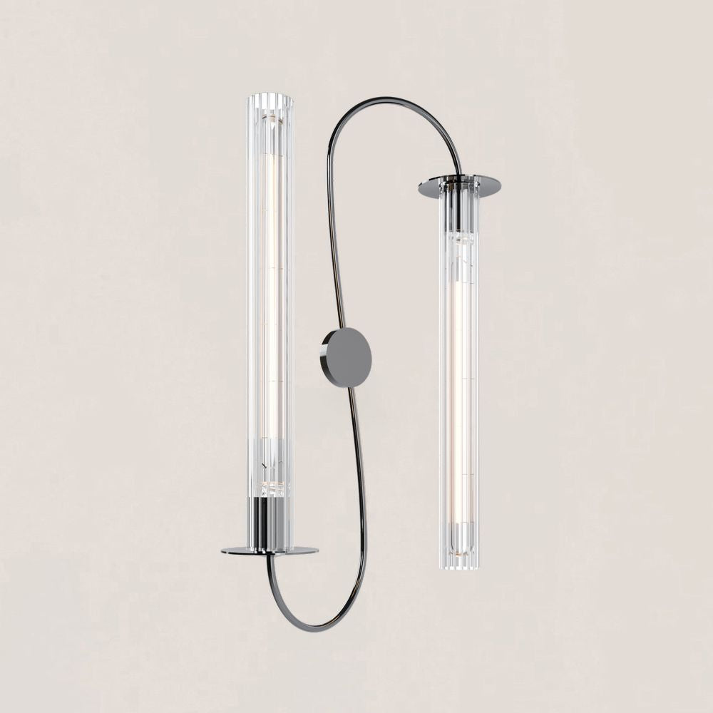Symmetrical Dual-Arm Modern Wall Sconce