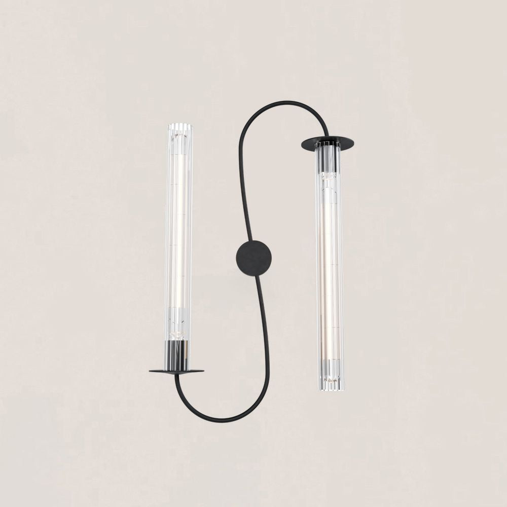 Symmetrical Dual-Arm Modern Wall Sconce