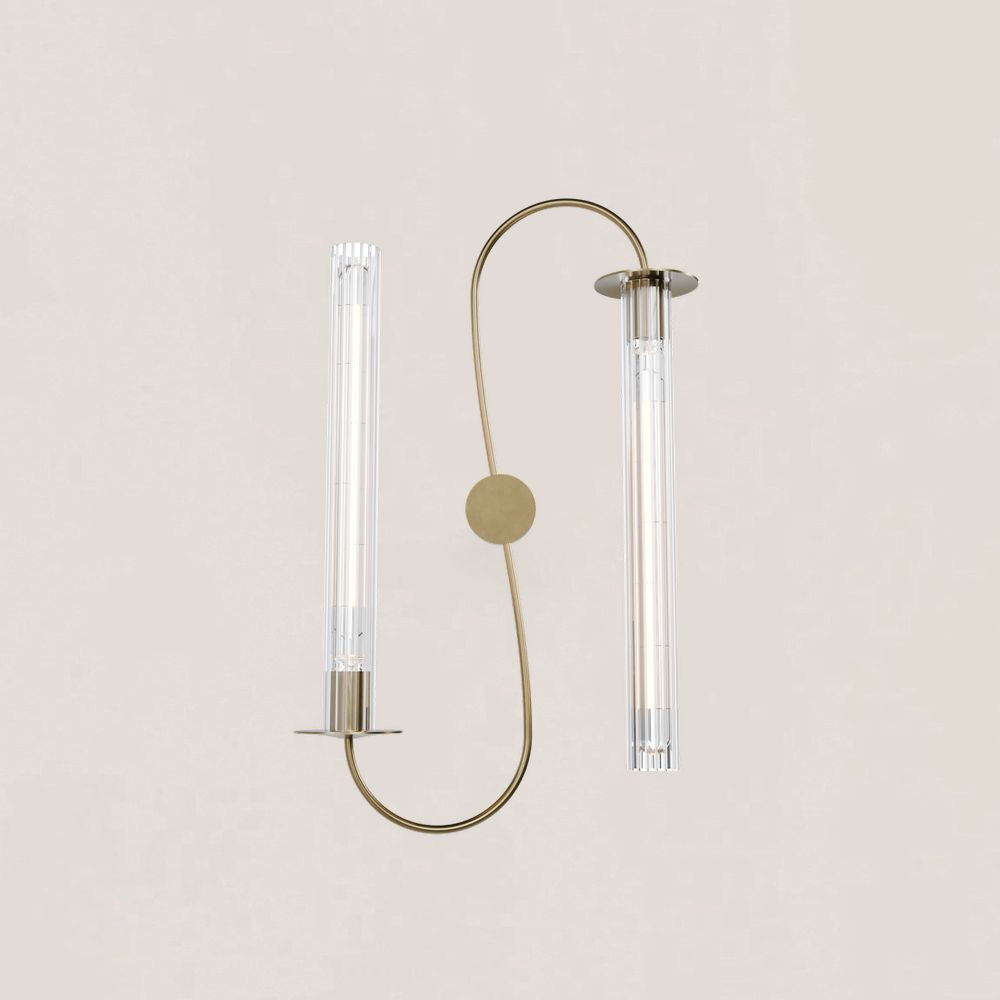 Symmetrical Dual-Arm Modern Wall Sconce
