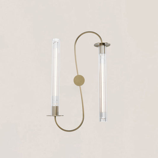 Symmetrical Dual-Arm Modern Wall Sconce