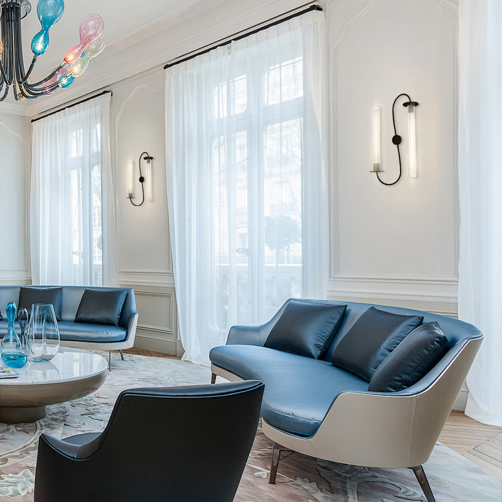 Symmetrical Dual-Arm Modern Wall Sconce