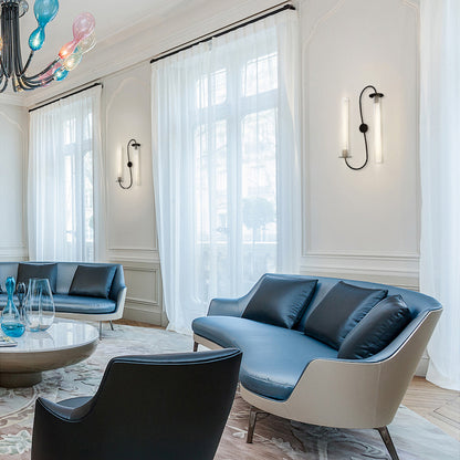 Symmetrical Dual-Arm Modern Wall Sconce