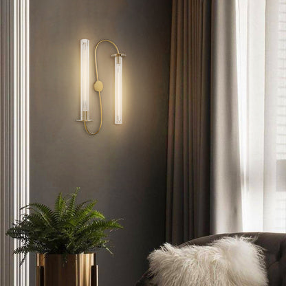Symmetrical Dual-Arm Modern Wall Sconce