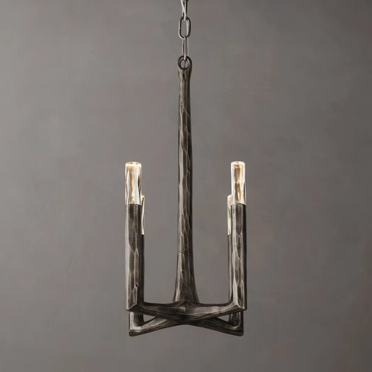 Thaddeus Hammered Texture Brass Pendant Light