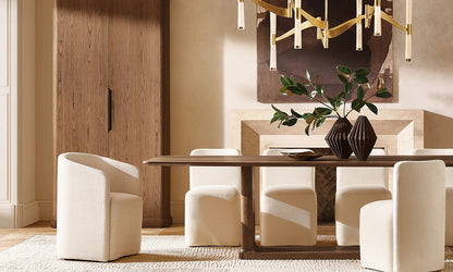 Brent Glass Chandelier 55"