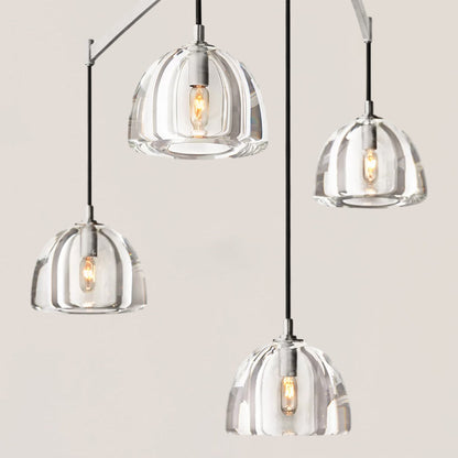 Hemisphere Linear Chandelier