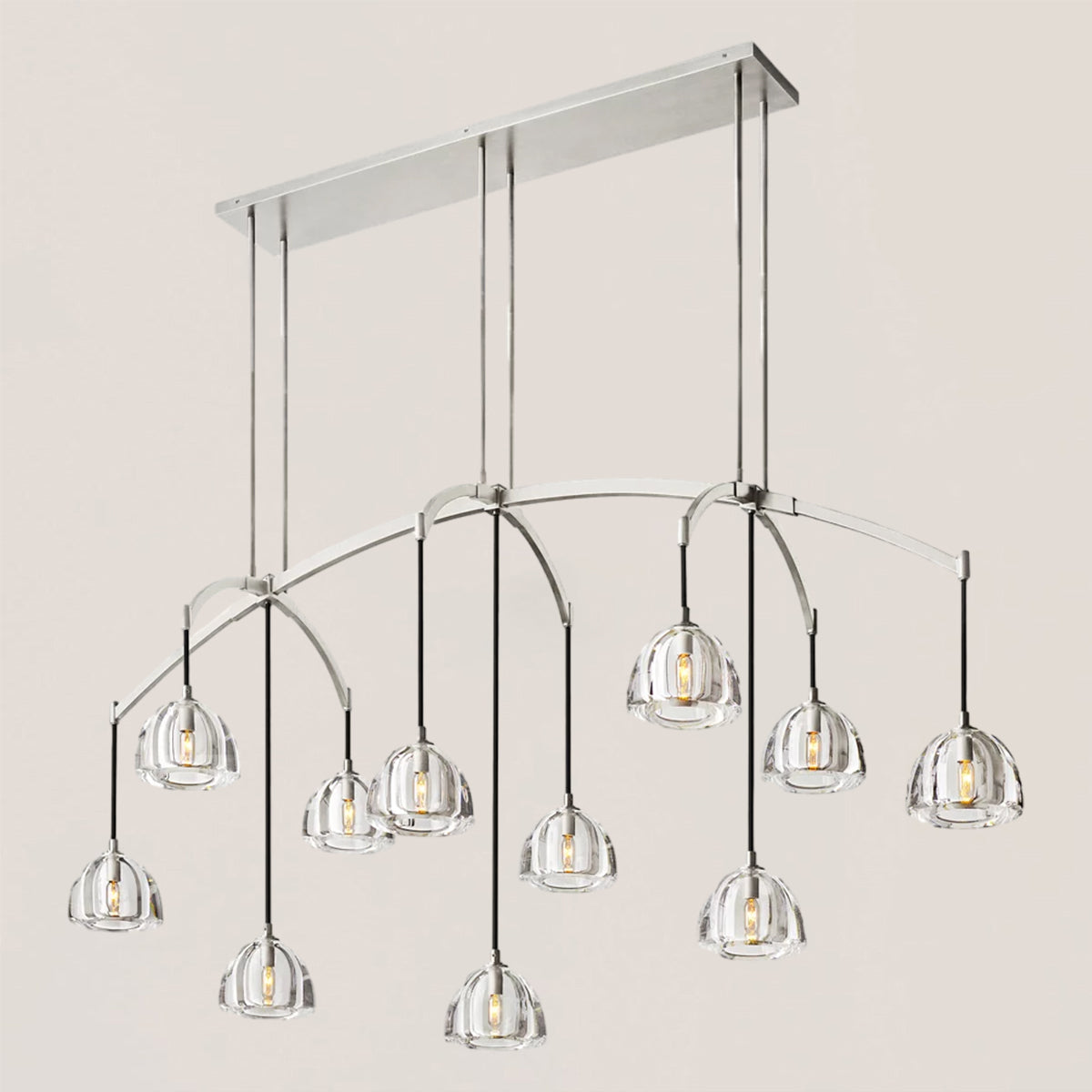 Hemisphere Linear Chandelier