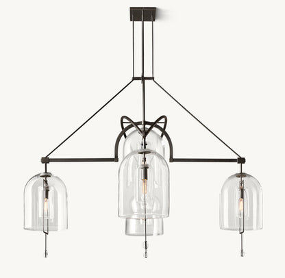 Fulcrum Round Grand Chandelier 73"