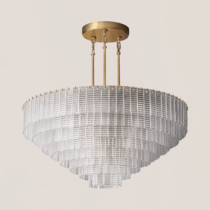 Sirene Glass Round Chandelier