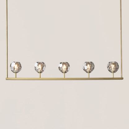 Boule De Crystal Linear Chandelier