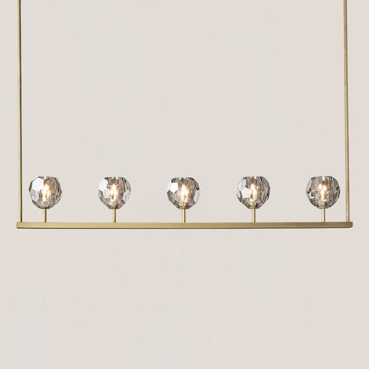 Boule De Crystal Linear Chandelier